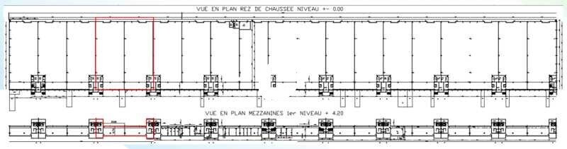 13 Garonor Batiment, Aulnay-sous-Bois à louer - Plan d’étage - Image 2 de 2