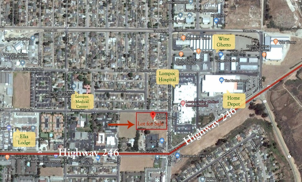 1416 E Walnut Ave, Lompoc, CA à vendre - Aérien - Image 1 de 15