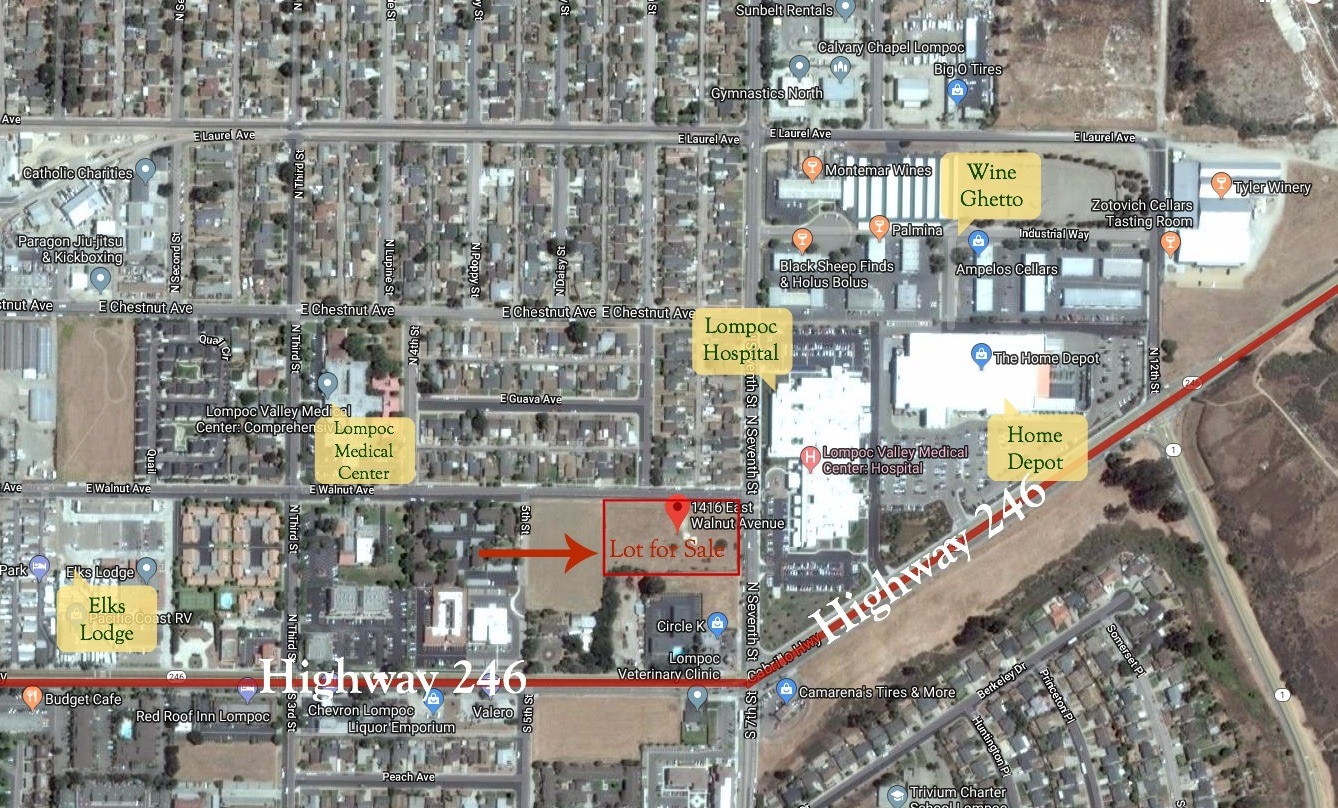 1416 E Walnut Ave, Lompoc, CA à vendre Aérien- Image 1 de 16