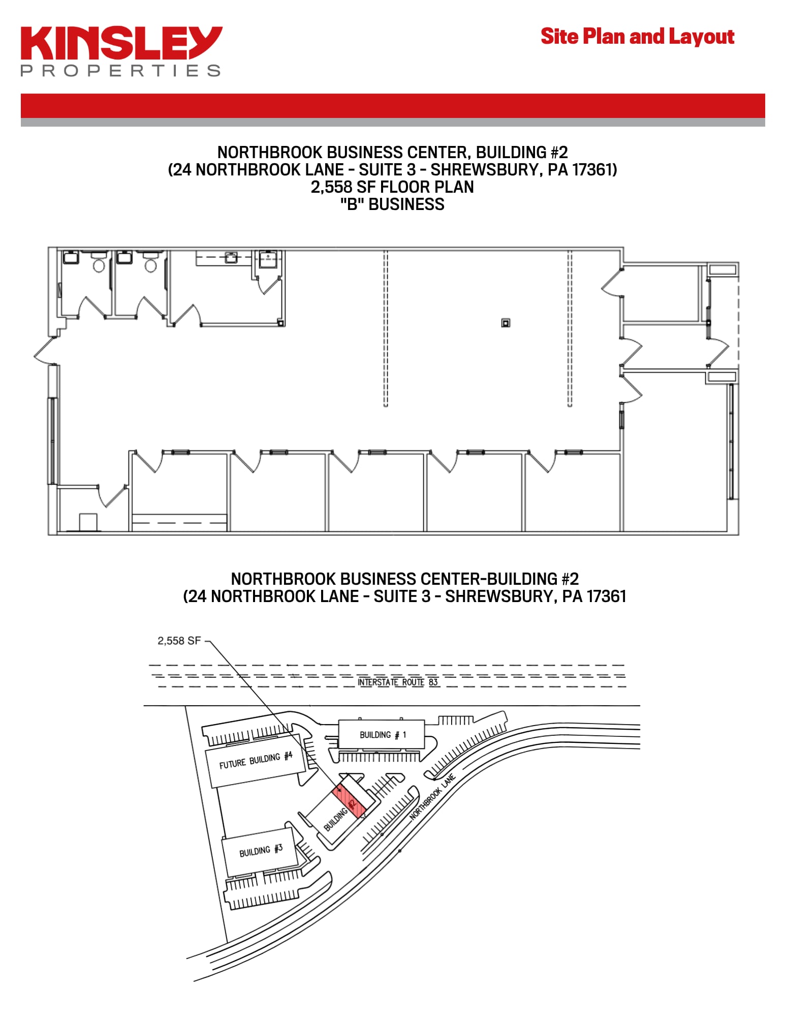 24 Northbrook Ln, Shrewsbury, PA à louer Plan d’étage- Image 1 de 4