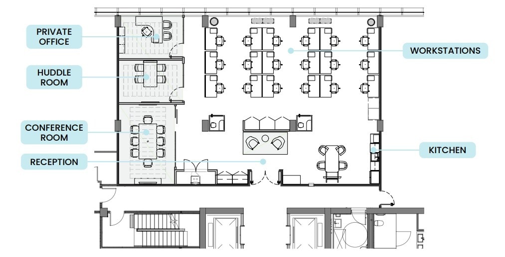 251 Queens Quay E, Toronto, ON for lease Floor Plan- Image 1 of 1