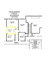 1810 Peachtree Industrial Blvd, Duluth, GA for lease Floor Plan- Image 1 of 1