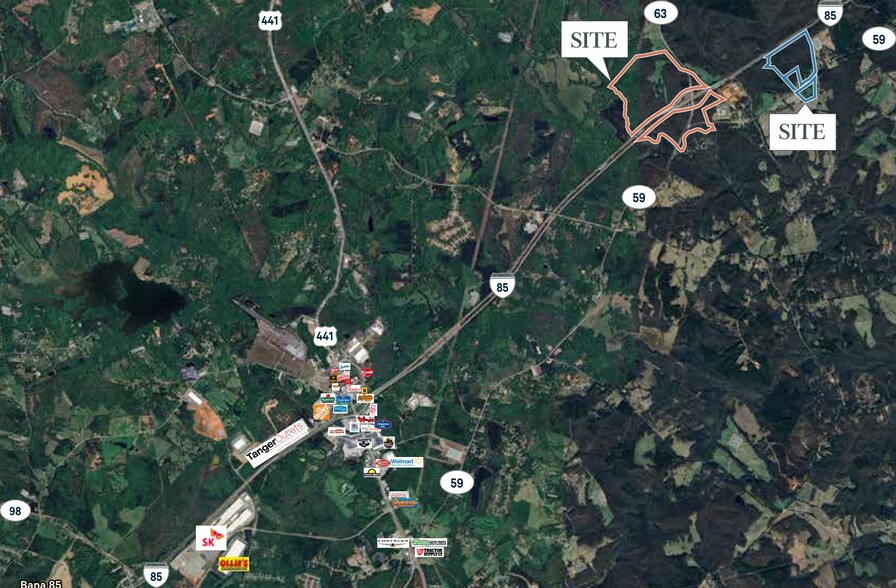 GA Hwy Land portfolio of 3 properties for sale on LoopNet.ca - Site Plan - Image 2 of 4