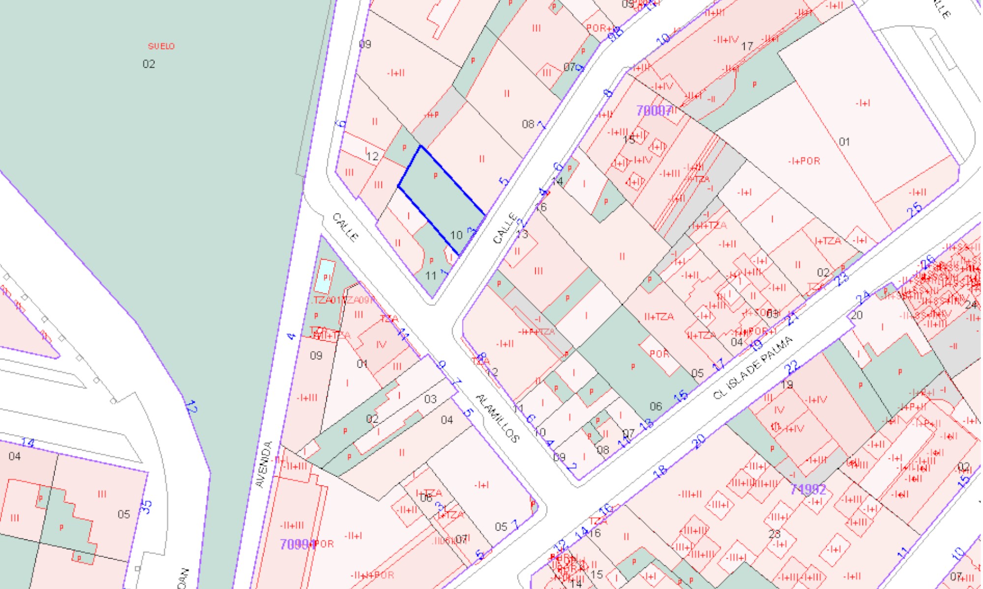 Terrain dans San Sebastián de los Reyes, Madrid à vendre Plan cadastral- Image 1 de 2