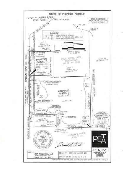 Waldon Rd, Lake Orion, MI à vendre - Plan de site - Image 2 de 5