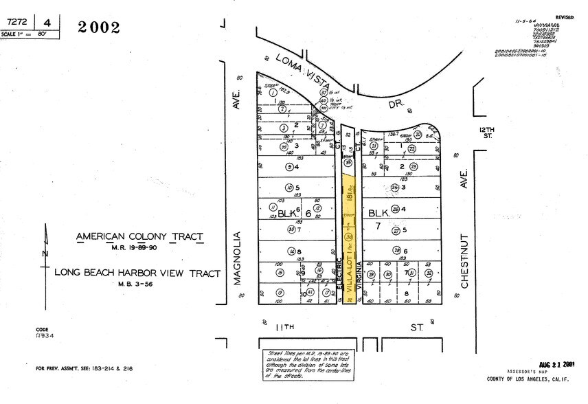 435-437 W 11th St, Long Beach, CA à vendre - Plan cadastral - Image 2 de 15