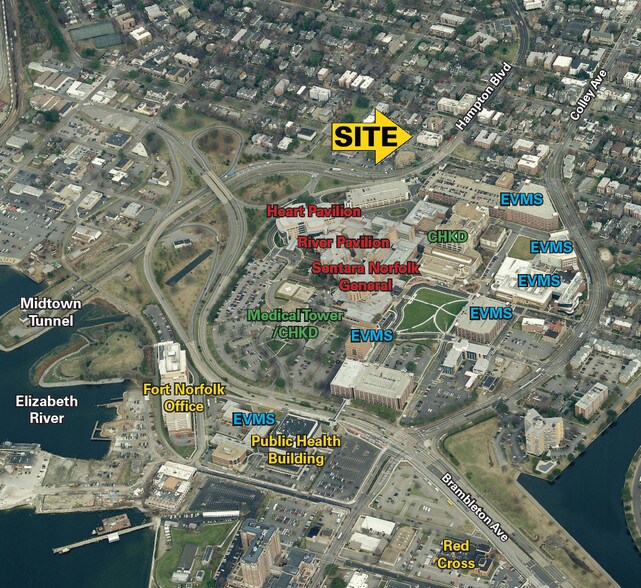 901 Hampton Blvd, Norfolk, VA à louer - Photo du bâtiment - Image 2 de 4