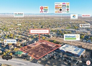 9550 Sage Rd SW, Albuquerque, NM - AERIAL map view - Image1