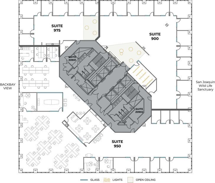 19800 MacArthur Blvd, Irvine, CA à louer Plan d’étage- Image 1 de 8
