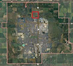 272256 Dickson Stevenson Trail, Airdrie, AB - AERIAL  map view