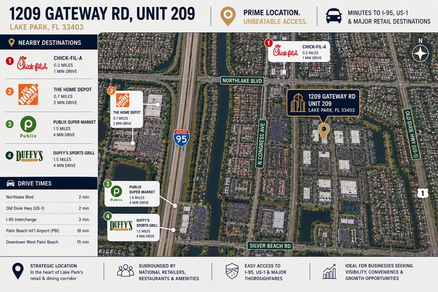 1209 Gateway Rdg, Lake Park, FL à vendre - Carte - Image 2 de 23