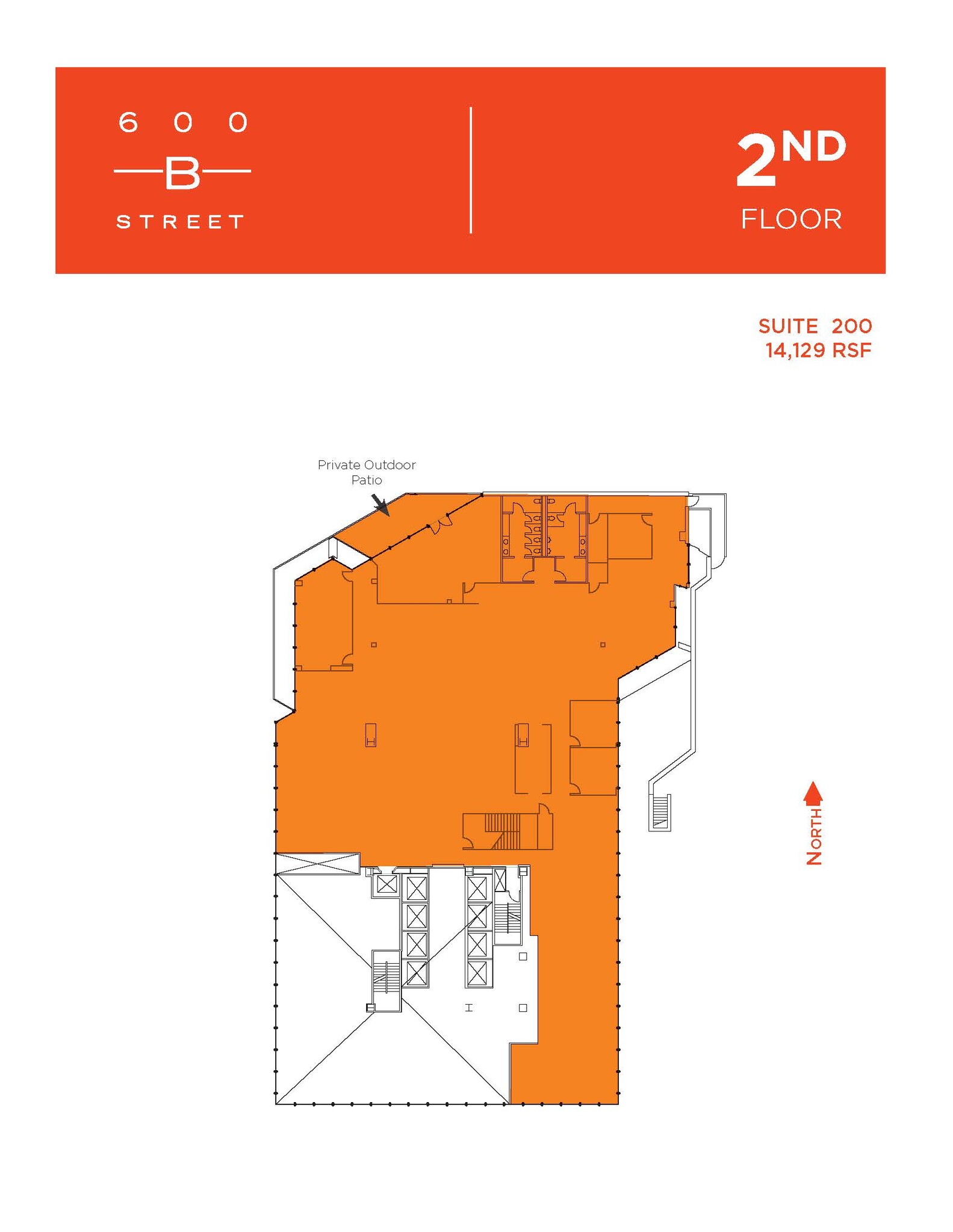 600 B St, San Diego, CA à louer Plan d  tage- Image 1 de 1