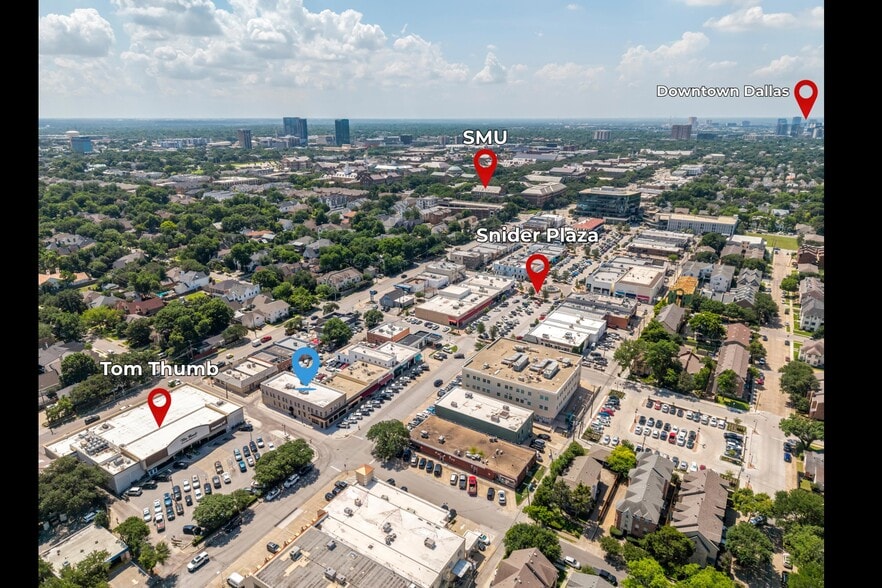 6801 Snider Plz, Dallas, TX à louer - Photo du bâtiment - Image 1 de 12
