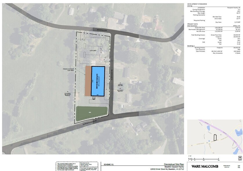 13002 Silver Cloud Rd, Bealeton, VA à vendre - Plan de site - Image 3 de 4