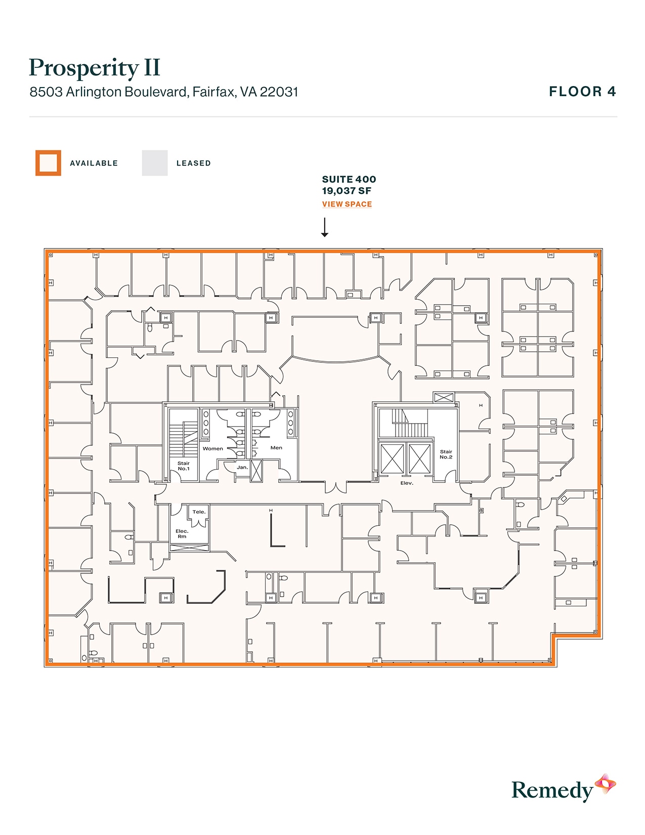 8501 Arlington Blvd, Merrifield, VA for lease Floor Plan- Image 1 of 1