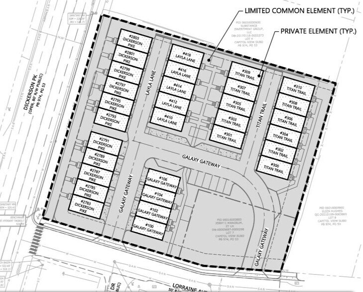 2801 Dickerson Pike, Nashville, TN à vendre - Plan de site - Image 2 de 12