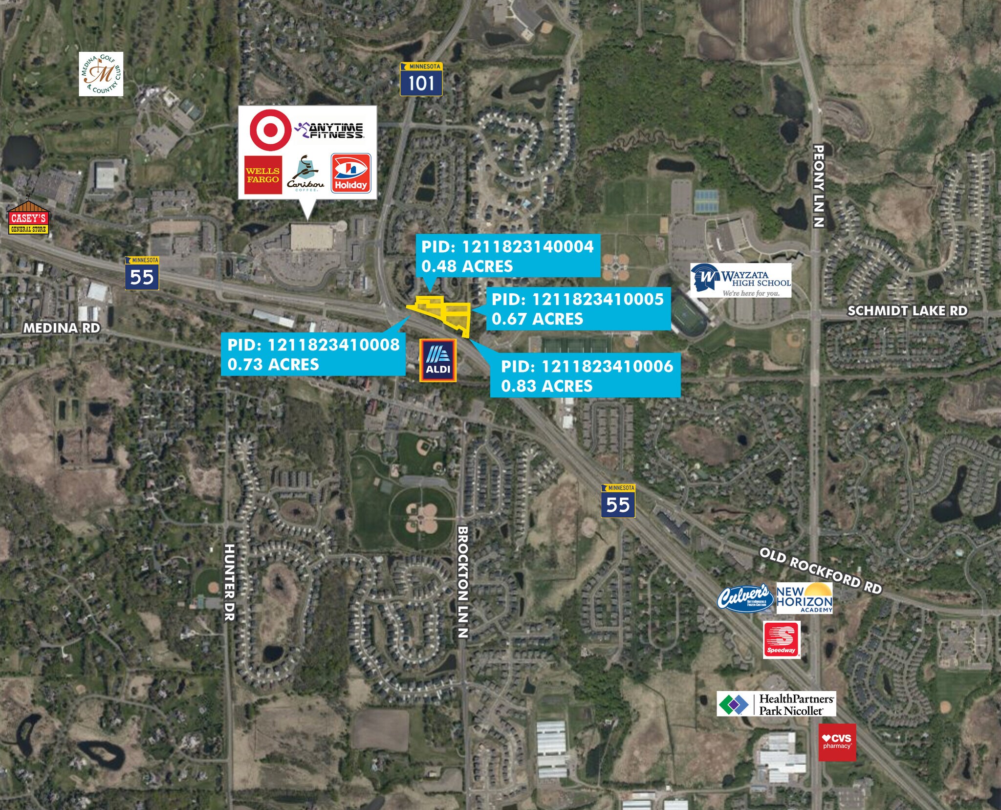 62 Highway 55, Medina, MN à vendre Aérien- Image 1 de 4