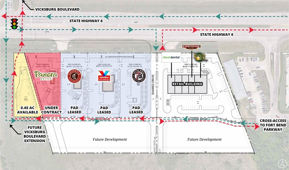 SEC HWY 6 & Vicksburg Blvd, Missouri City, TX for lease - Primary Photo - Image 1 of 2