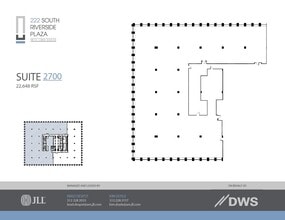 222 S Riverside Plz, Chicago, IL for lease Floor Plan- Image 1 of 1