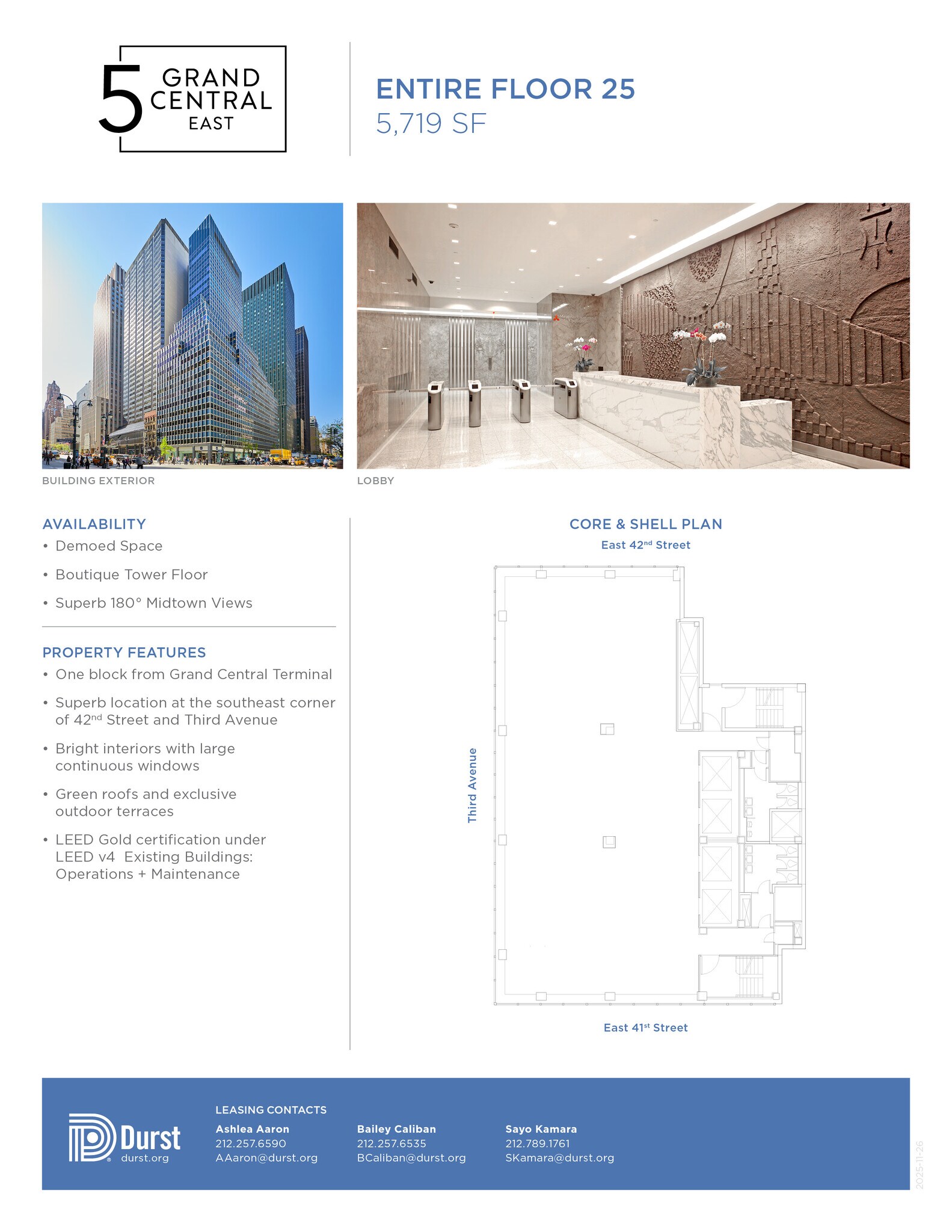 5 Grand Central East, New York, NY à louer Photo intérieure- Image 1 de 1