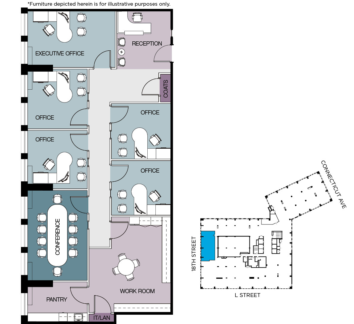 1120 Connecticut Ave NW, Washington, DC for lease Floor Plan- Image 1 of 1