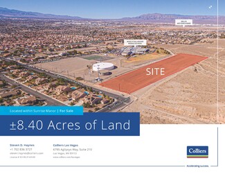 Plus de détails pour 8.40 AC - E. Washington ave, Las Vegas, NV - Terrain à vendre