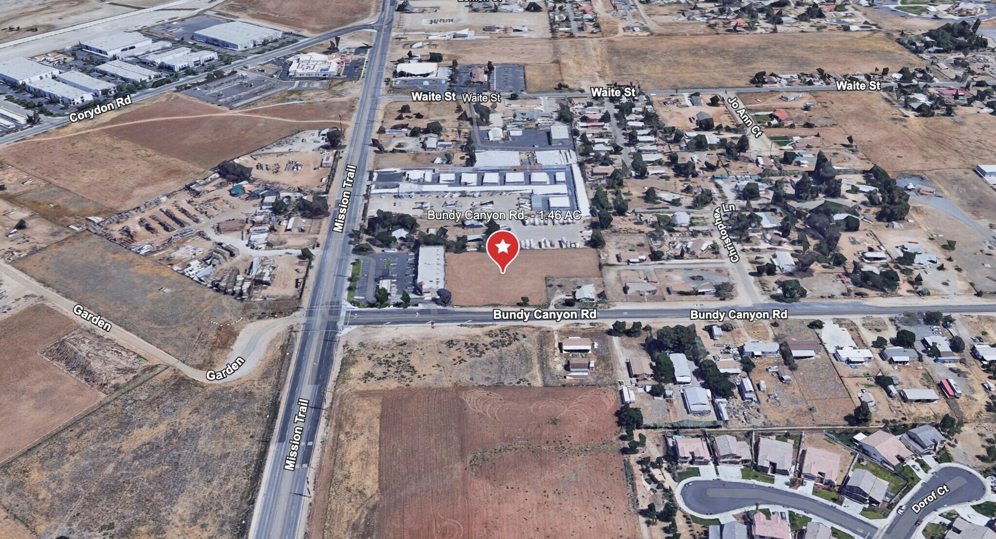 Bundy Canyon Road, Wildomar, CA for sale Aerial- Image 1 of 5