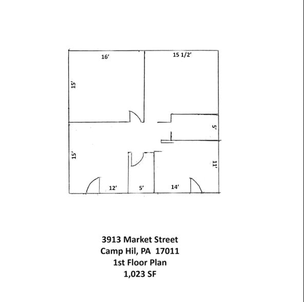 3913 Market St, Camp Hill, PA for sale - Floor Plan - Image 2 of 20