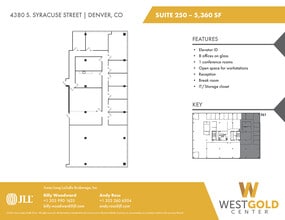 4380 S Syracuse St, Denver, CO for lease Floor Plan- Image 1 of 3