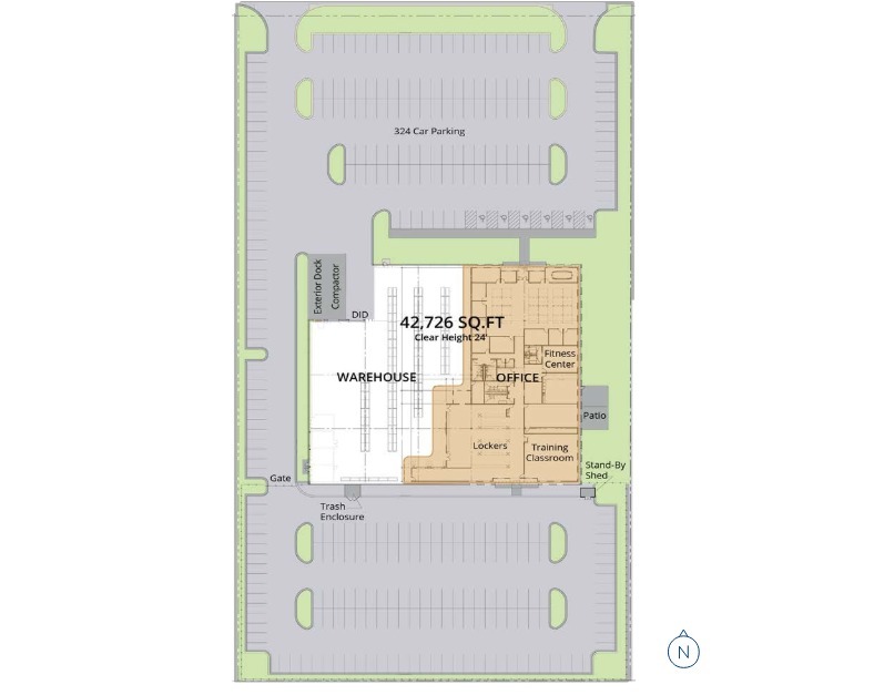 8701 W 50th St, McCook, IL à louer Plan de site- Image 1 de 1