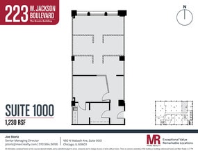 223 W Jackson Blvd, Chicago, IL for lease Floor Plan- Image 1 of 1