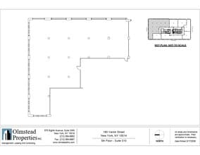 180 Varick St, New York, NY à louer Plan d’étage- Image 1 de 1
