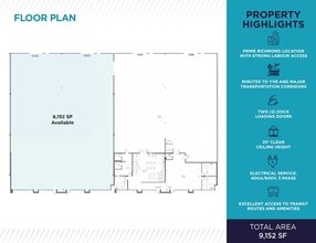 3830 Jacombs Rd, Richmond, BC for lease Floor Plan- Image 1 of 2