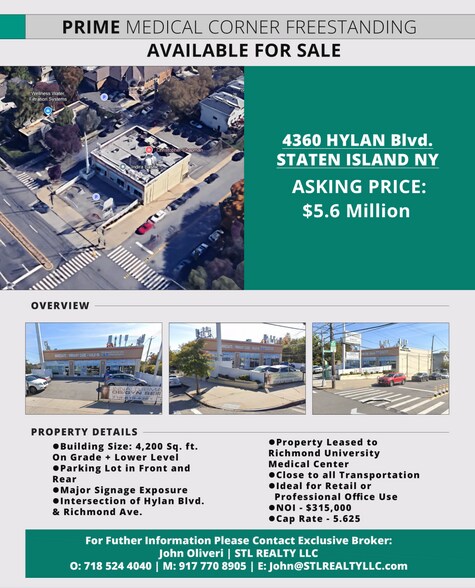 4360 Hylan Blvd, Staten Island, NY à vendre - Photo du bâtiment - Image 1 de 4