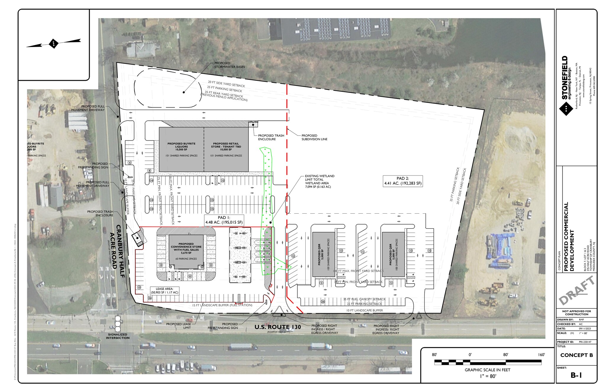 2678 Route 130, Cranbury, NJ à louer Plan de site- Image 1 de 1