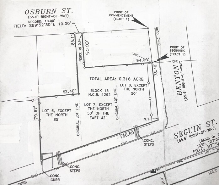 131 & 123 Seguin St, San Antonio, TX à vendre - Photo du bâtiment - Image 2 de 3