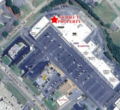 2485 N Columbia St, Milledgeville, GA - aerial  map view