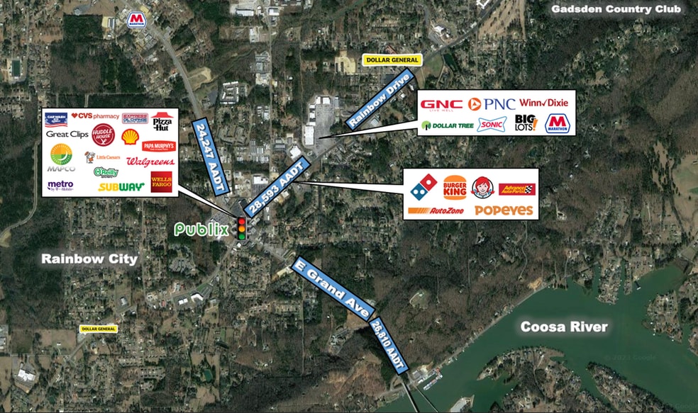 3354 Rainbow Dr, Rainbow City, AL à louer - Photo du bâtiment - Image 3 de 7