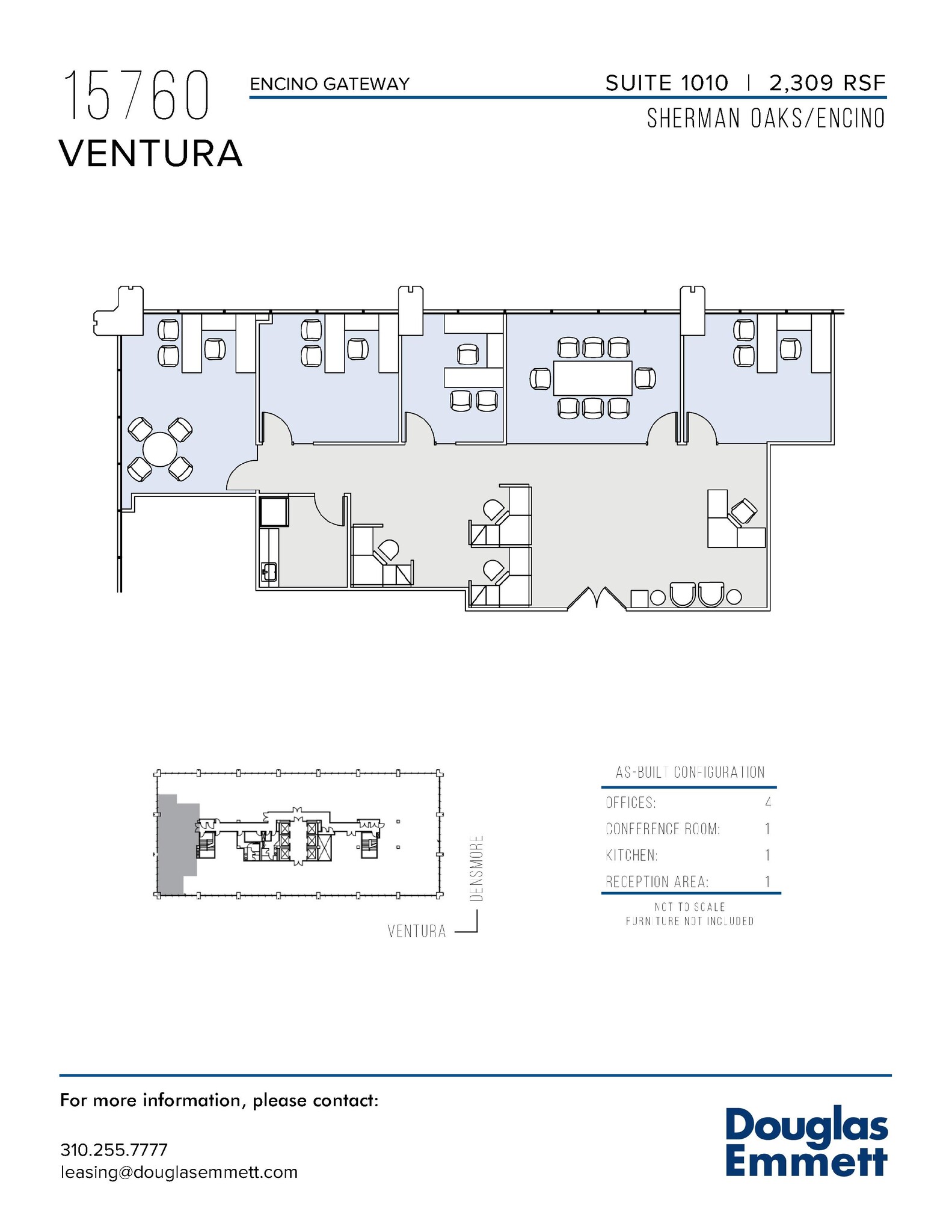 15760 Ventura Blvd, Encino, CA à louer Plan d  tage- Image 1 de 1