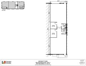 500 Fentress Blvd, Daytona Beach, FL à louer Plan d’étage- Image 1 de 1