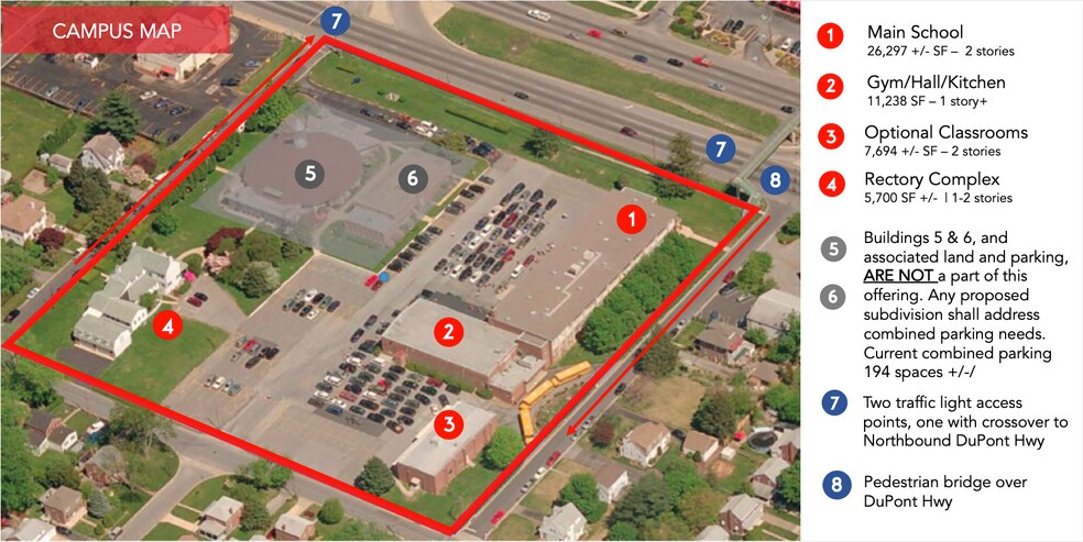 801 N DuPont Hwy, New Castle, DE for lease - Building Photo - Image 2 of 7