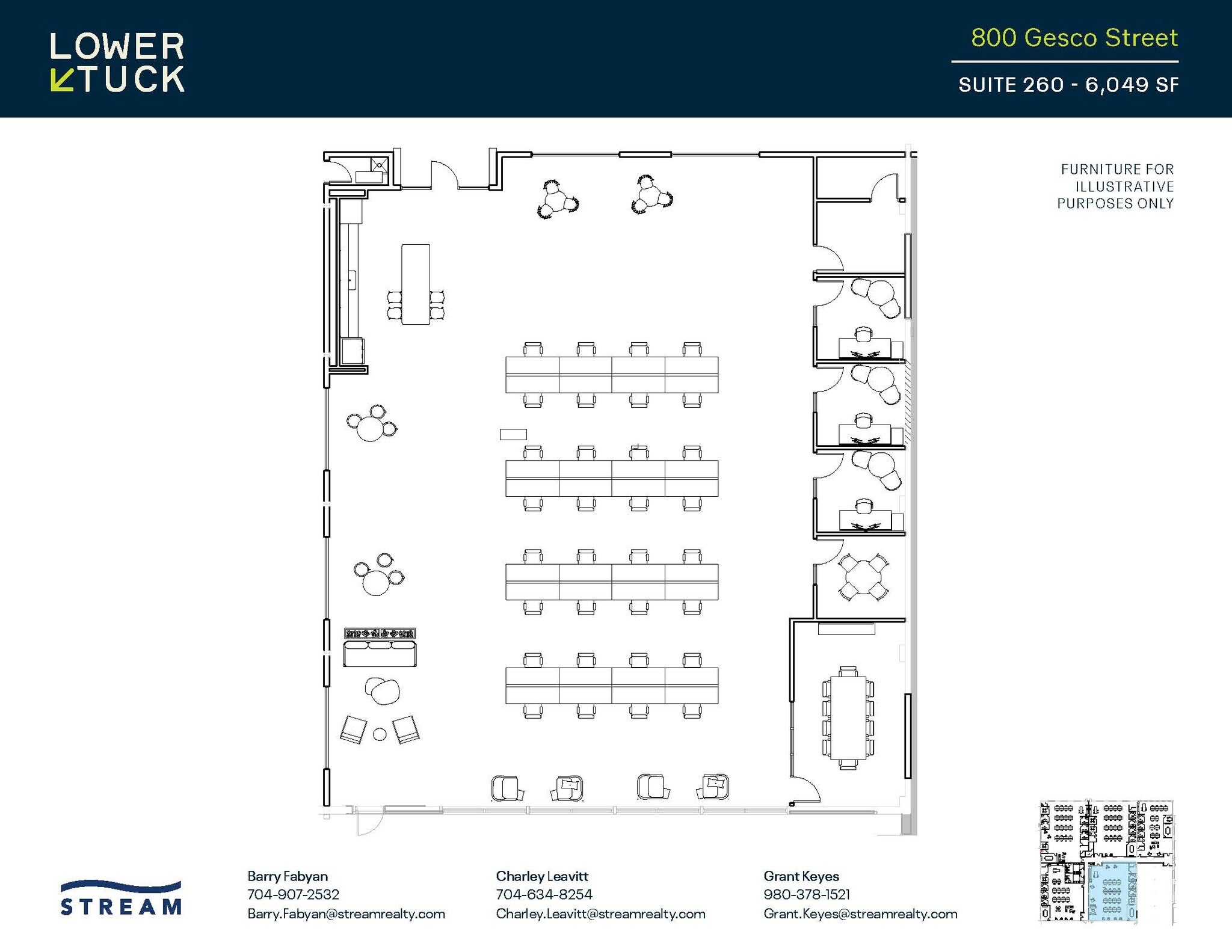 800 Gesco St, Charlotte, NC for lease Floor Plan- Image 1 of 1