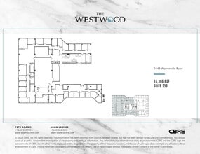 2443 Warrenville Rd, Lisle, IL à louer Plan d’étage- Image 1 de 1