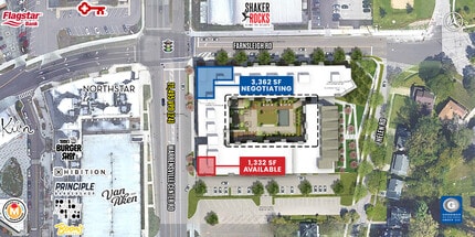 3393 Warrensville Center Rd, Shaker Heights, OH - AERIAL  map view - Image1