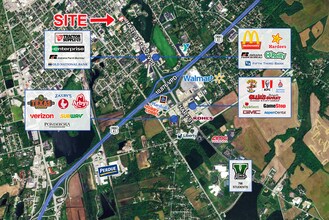 1575 Hart St, Vincennes, IN - AERIAL map view - Image1