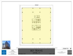 801 Travis St, Houston, TX à louer Plan d  tage- Image 1 de 1