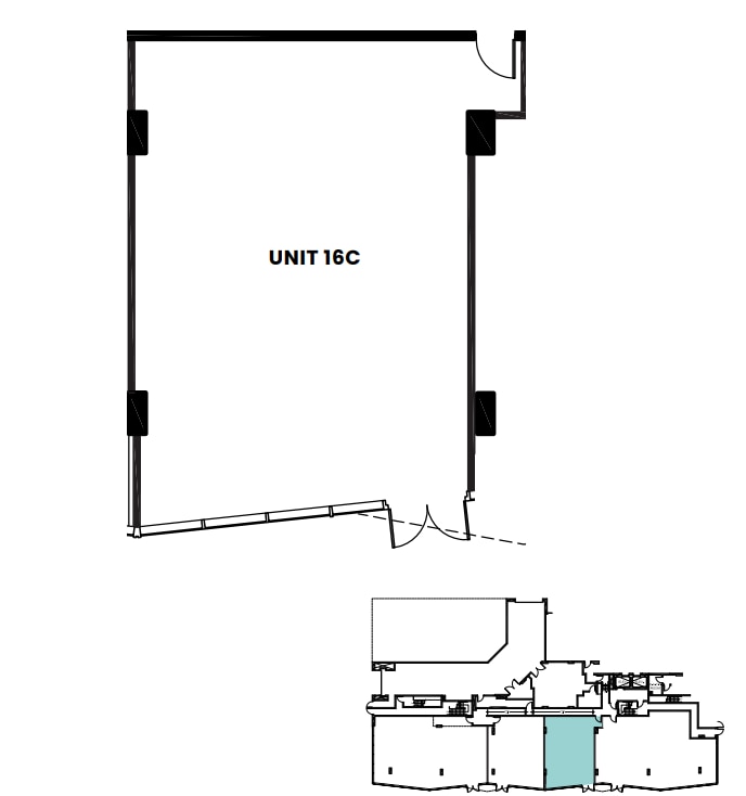 470 Front St E, Toronto, ON for lease Floor Plan- Image 1 of 1