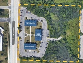 7270 S 13th St, Oak Creek, WI - AERIAL  map view