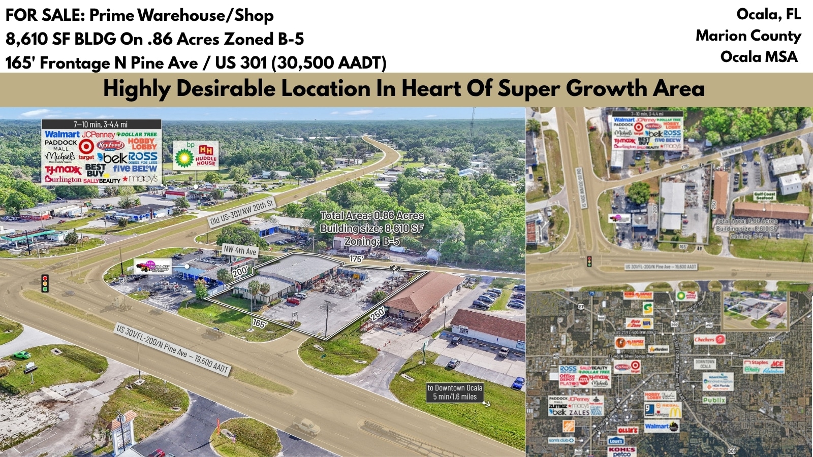 1811 N Pine Ave, Ocala, FL for sale Primary Photo- Image 1 of 8