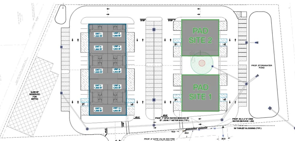 685 Main Rd, Johns Island, SC à louer - Plan de site - Image 2 de 2